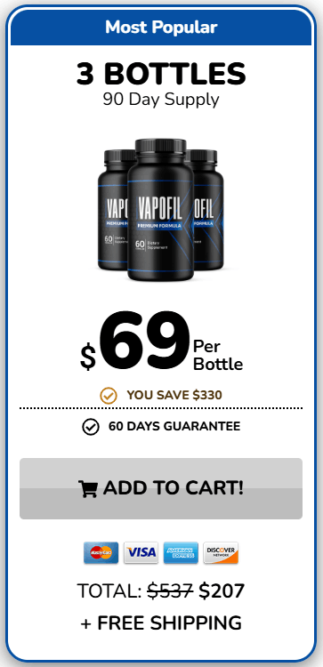 vapofil 3 bottles price